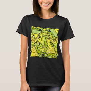 Camiseta Patrón de Escuela de Peces de Dibujos Animados Ado
