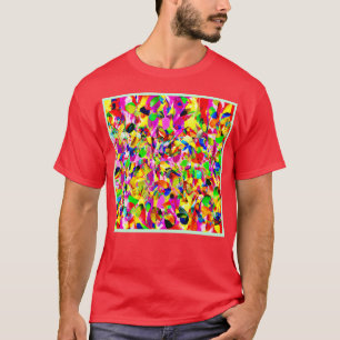Camiseta Patrón de espectro abstracto colorido