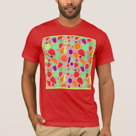 Camiseta Patrón de espectro de colores fructíferos