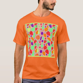 Camiseta Patrón de espectro de colores fructíferos