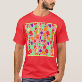 Camiseta Patrón de espectro de colores fructíferos