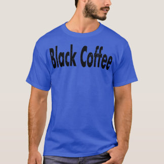 Camiseta Patrón de estrés por café negro Texto 2