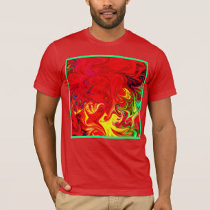 Camiseta Patrón de explosión de color energético