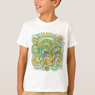 Camiseta Patrón de fantasía de arte folclórico