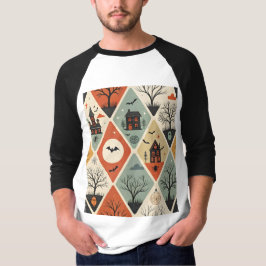 Camiseta Patrón de fantasma oscuro