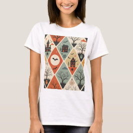 Camiseta Patrón de fantasma oscuro