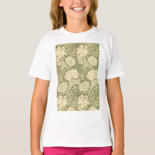 Camiseta Patrón de Flor de Crisantemo (por William Morris)