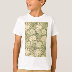 Camiseta Patrón de Flor de Crisantemo (por William Morris)