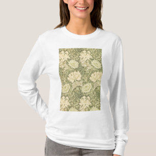 Camiseta Patrón de Flor de Crisantemo (por William Morris)
