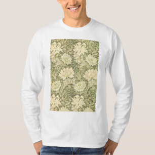 Camiseta Patrón de Flor de Crisantemo (por William Morris)