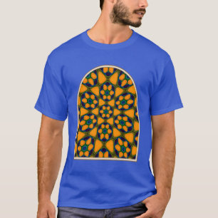 Camiseta Patrón de flores abstractas únicas