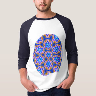 Camiseta Patrón de flores de pelusa