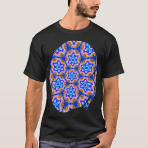 Camiseta Patrón de flores de pelusa