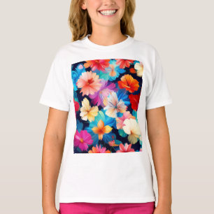 Camiseta Patrón de flores multicolores florales37566
