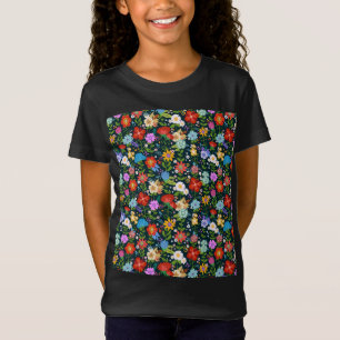 Camiseta Patrón de flores sin soldadura Ditsy-13554