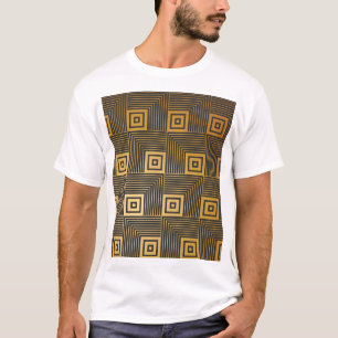 Camiseta Patrón de fondo de escritorio vintage Art Deco