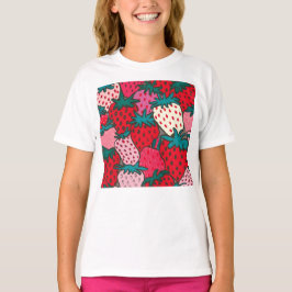 Camiseta Patrón de Fresa