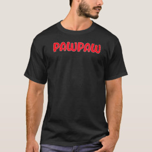 Camiseta Patrón de fresa de Pawpaw para hombres padre Día d