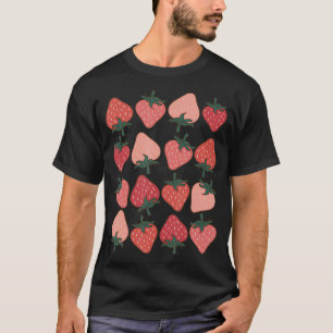 Camiseta Patrón de fresa Fruitaria Berry Strawberries F
