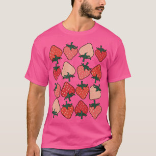Camiseta Patrón de fresa Fruitaria Berry Strawberries F