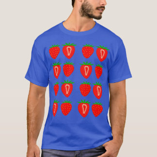 Camiseta Patrón de fresa suave Boho Art 2