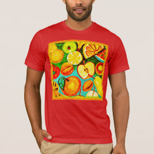 Camiseta Patrón de fruta caprichoso. ¡Hazte con una en Zazz