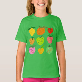 Camiseta Patrón de fruta colorido T-Shirt