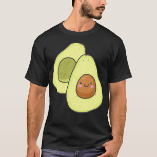 Camiseta Patrón de fruta de aguacate