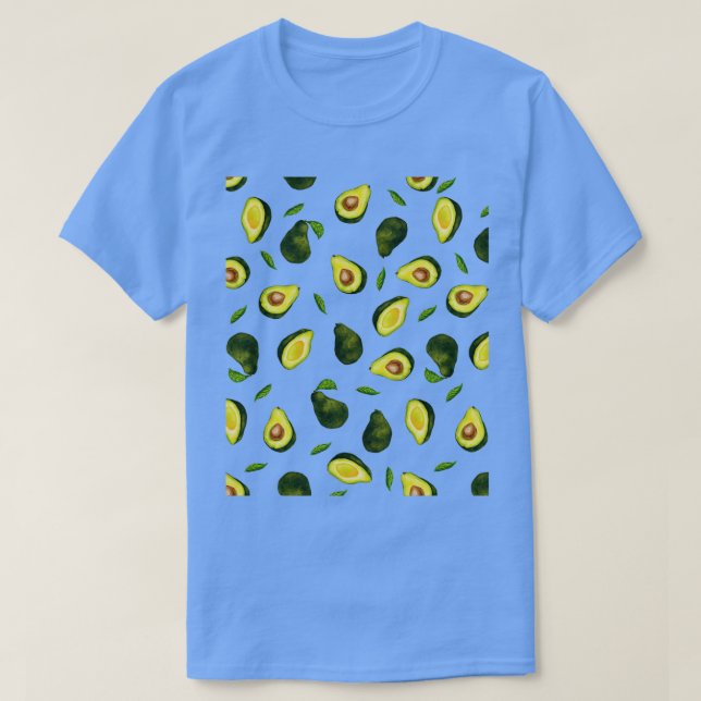 Camiseta Patrón de fruta de aguacate Classic TShirt (Diseño del anverso)