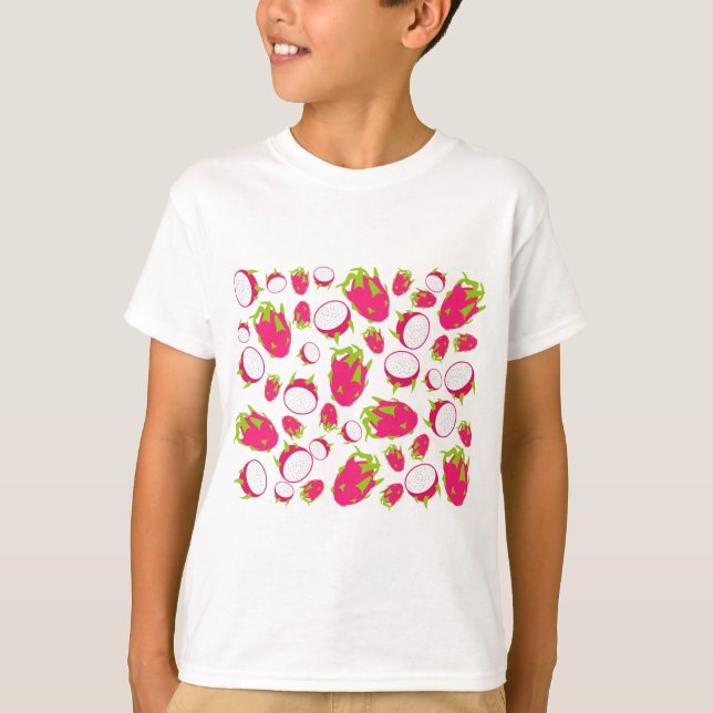 Camiseta Patrón de fruta dragón (Anverso)