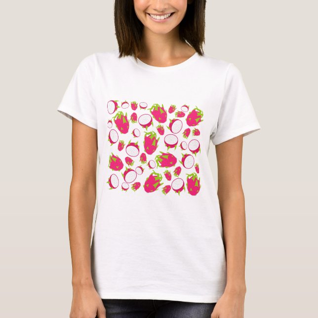 Camiseta Patrón de fruta dragón (Anverso)