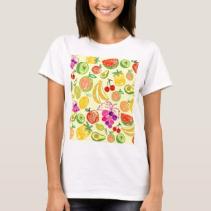 Camiseta Patrón de frutas