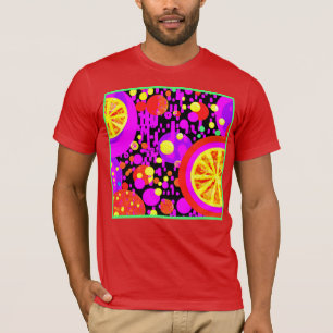 Camiseta Patrón de frutas coloridas