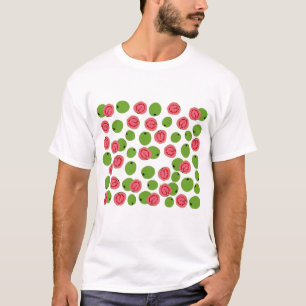 Camiseta Patrón de frutas de guayaba