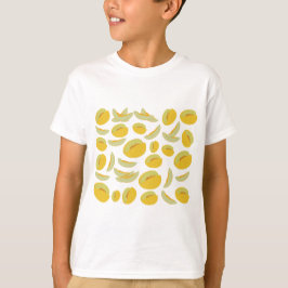 Camiseta Patrón de frutas de Melones de Honeydew