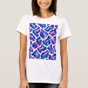 Camiseta Patrón de galaxia de tormenta de relámpagos