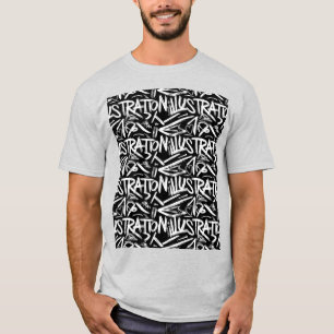 Camiseta Patrón de graffiti