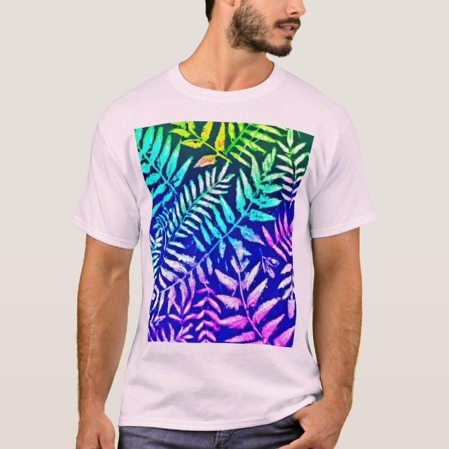 Camiseta Patrón de hierro colorido (Anverso)