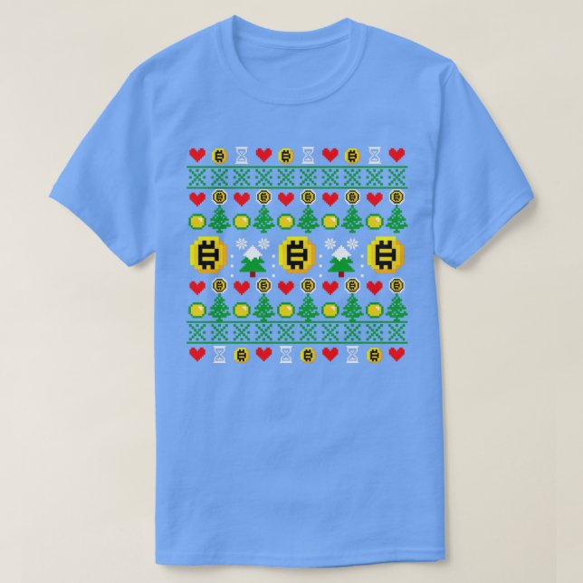 CAMISETA PATRÓN DE HODL XMAS (Diseño del anverso)