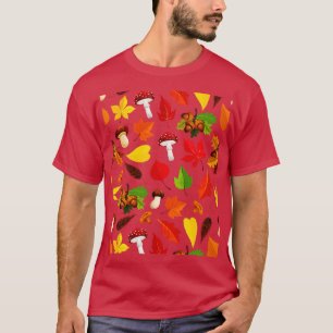 Camiseta Patrón de hongos Cute Estética Micología Hongos Fo