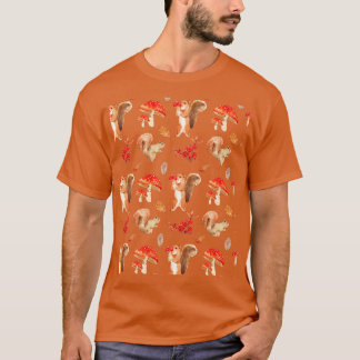 Camiseta Patrón de hongos Lindo Estética Micología Hongos