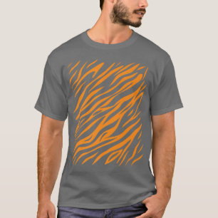 Camiseta Patrón de impresión de tigres, animal de vestuario