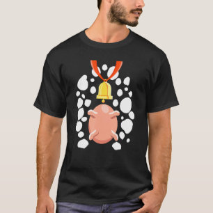 Camiseta Patrón de impresión de uña de vaca Bovino de Hallo