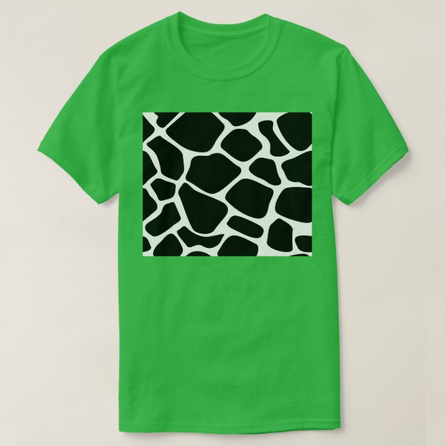 Camiseta Patrón de impresión en animales de vaca (Diseño del anverso)