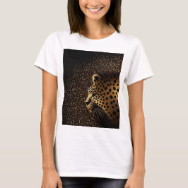 Camiseta Patrón de Jaguar Dorado           