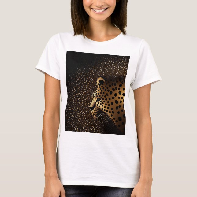 Camiseta Patrón de Jaguar Dorado            (Anverso)