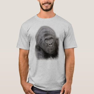 Camiseta Patrón de la cara del gorila