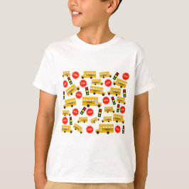 Camiseta Patrón de luces de tráfico de paro de Rótulo de co