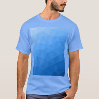 Patrón de malla geométrica de gradiente azul claro