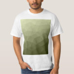 Camiseta Patrón de malla geométrica gradiente verde claro d<br><div class="desc">El gradiente verde del ejército de la malla geométrica triángulos sombríos. Malla geométrica triangular con gradiente oscuro gris oscuro claro. militar,  ejército,  patrón,  sombrío,  malla,  triángulos,  geometría,  geométrica,  gradiente,  fresco,  triángulo,  verde</div>